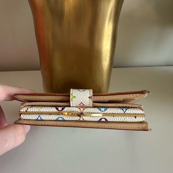 Louis Vuitton Multicolor Porte Monnaie Billets Viennois wallet Authentic - Picture 2 of 9